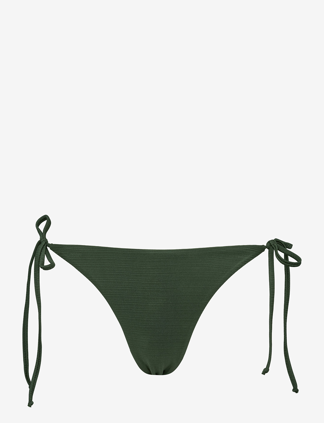 Missya - Belize tai cord - side tie bikinier - dark green - 0