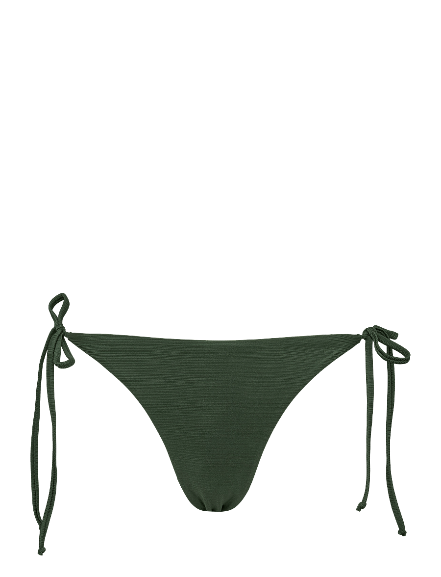 Missya - Belize tai cord - bikinis mit seitenbändern - dark green - 0