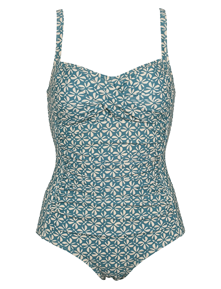 Missya - Chris swimsuit - badeanzüge - stone blue - 1