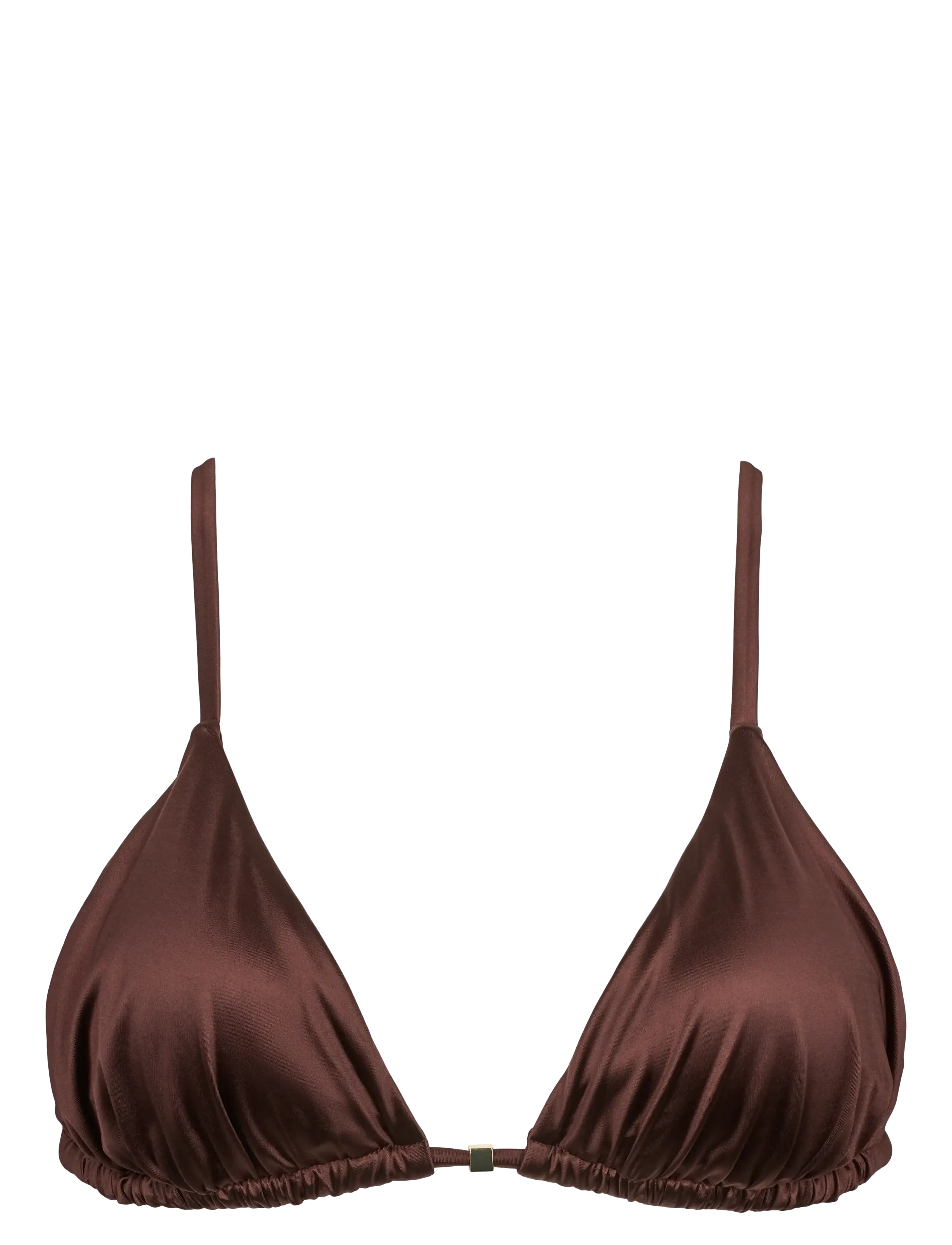 Missya Fiji Triangle, Kvinder, Trekant Bikinitop, Brun, Str: 42