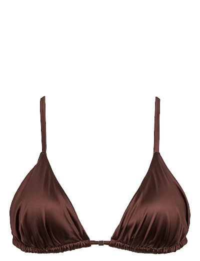 Missya Fiji triangle - Bikini Tops - BROWN / brown