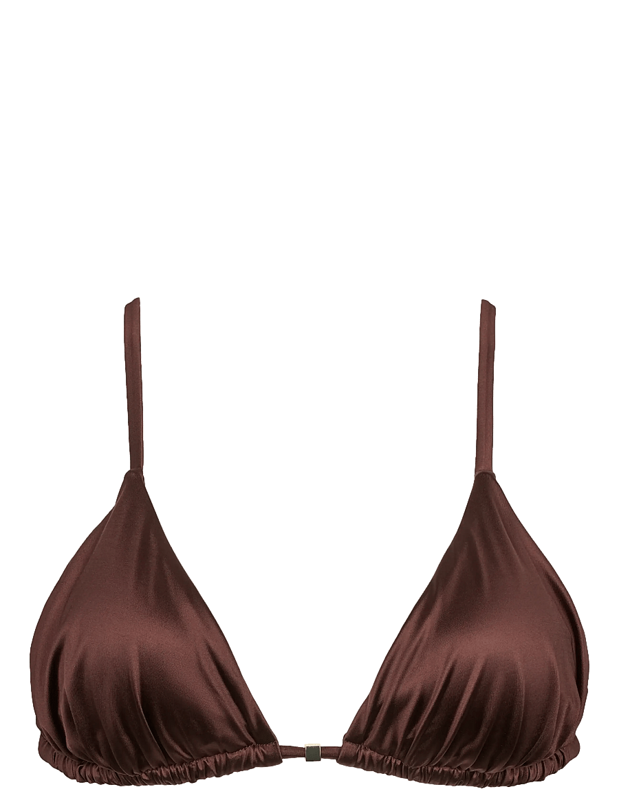 Missya - Fiji triangle - dreieck-bikini-oberteile - brown - 0