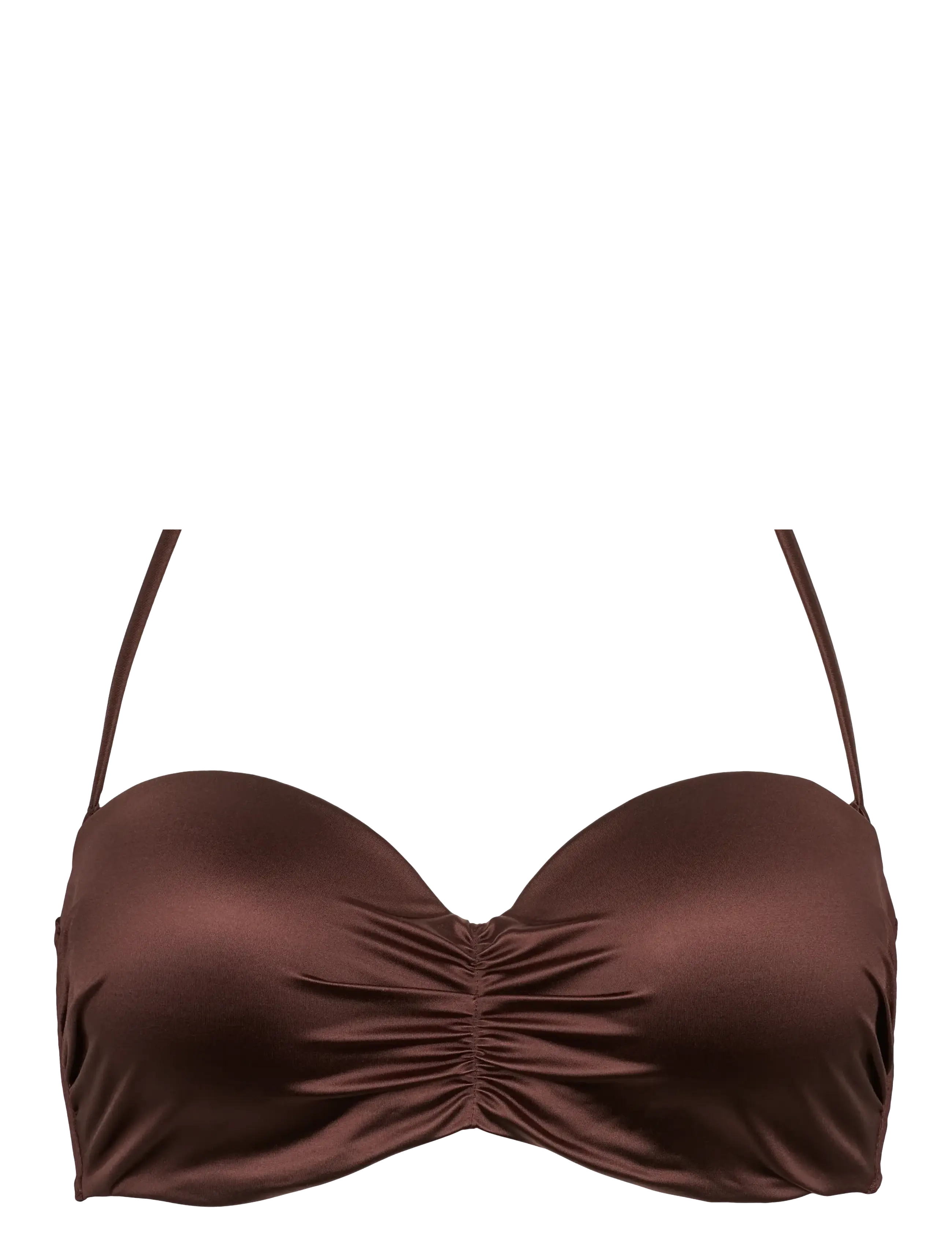Missya Fiji Bandeau, 40, Bikini Oberteile, Braun - Bandeau Bikinitops, Frauen