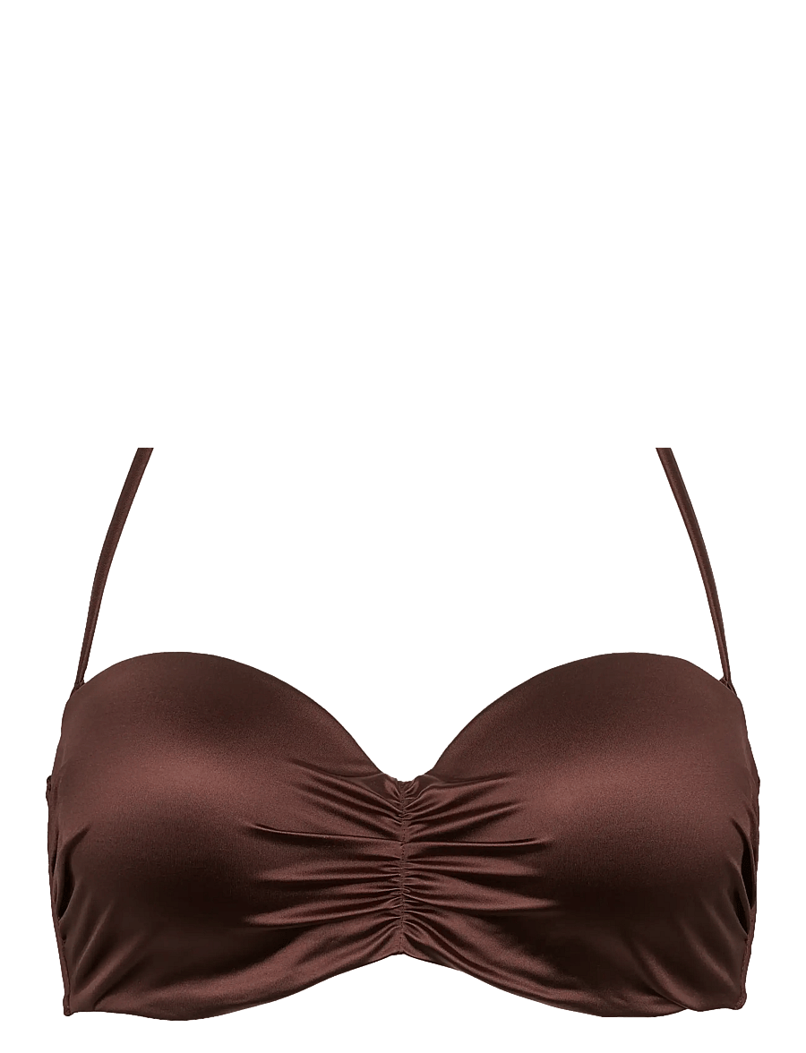 Missya - Fiji bandeau - bandeau-bikini-oberteile - brown - 0