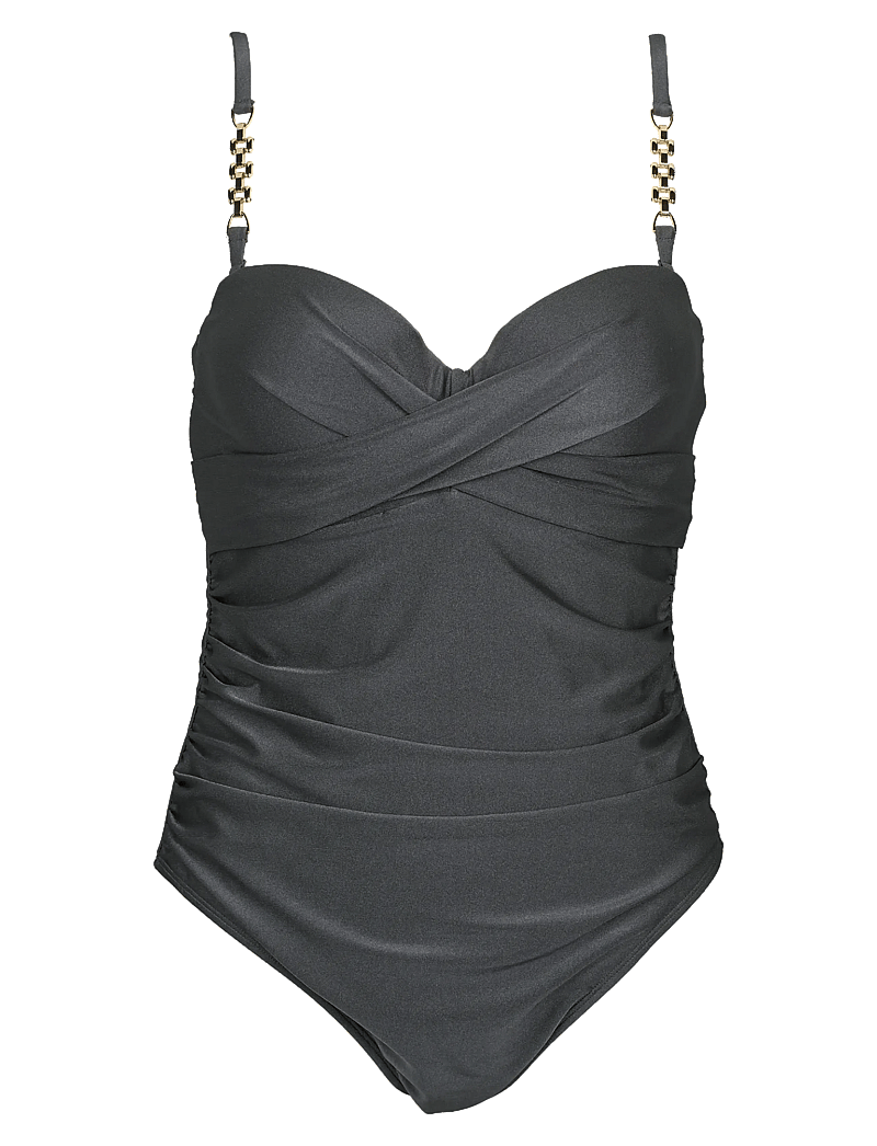 Missya - Marabella swimsuit - badeanzüge - dark grey - 0