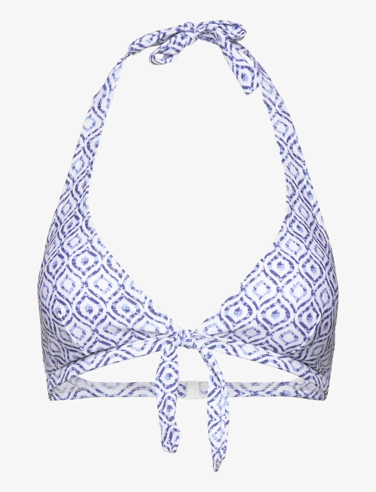 Missya - Monte Carlo bikini top - bikinis med trekantform - blue/white - 0