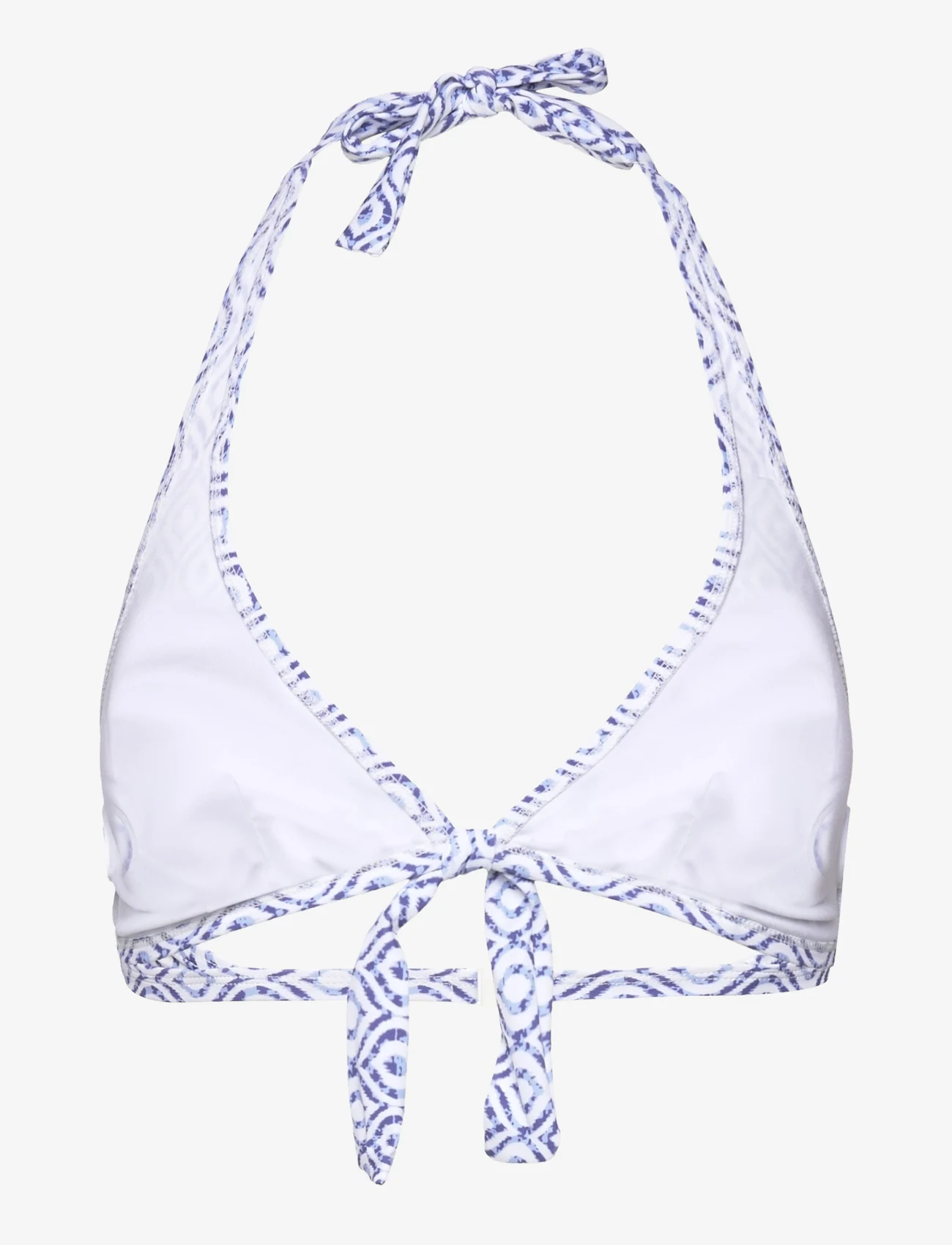 Missya - Monte Carlo bikini top - bikinis med trekantform - blue/white - 1