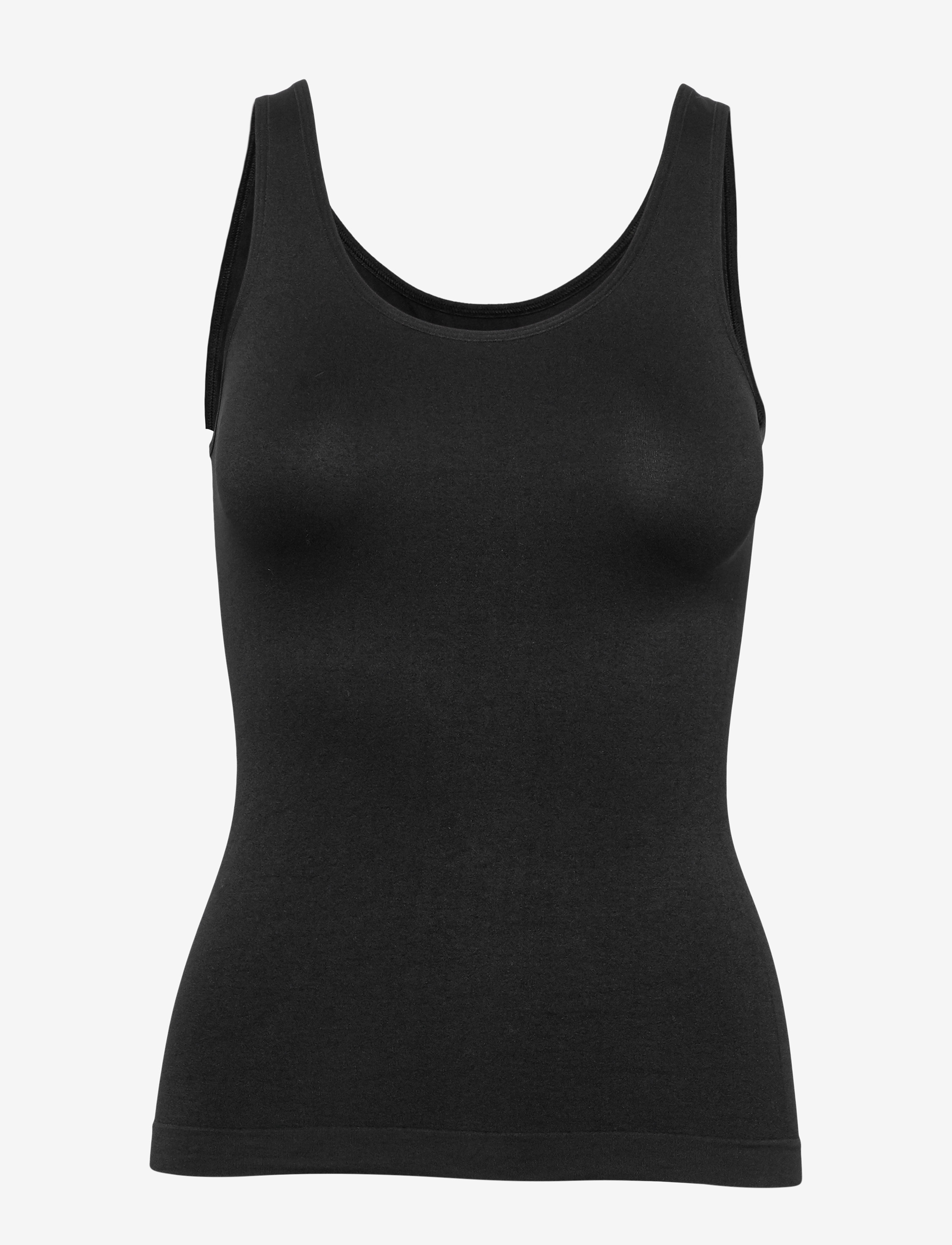 Missya Lucia Top Wide Strap, Kvinder, Tanktop Med Brede Stropper, Sort, Str: XL
