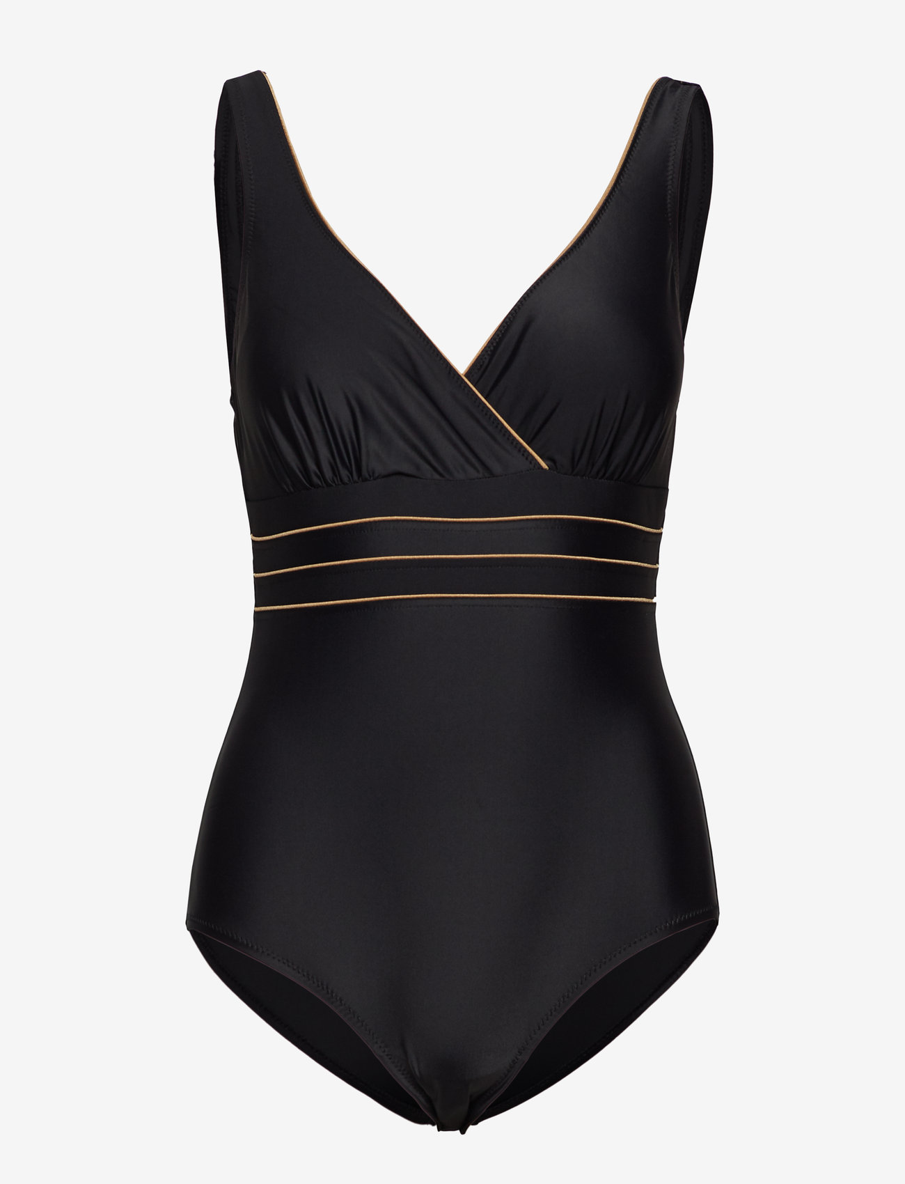 Missya - Samos Swimsuit - badeanzüge - black/gold - 0