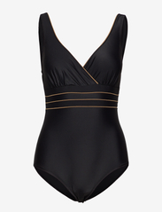 Missya - Samos Swimsuit - badeanzüge - black/gold - 0