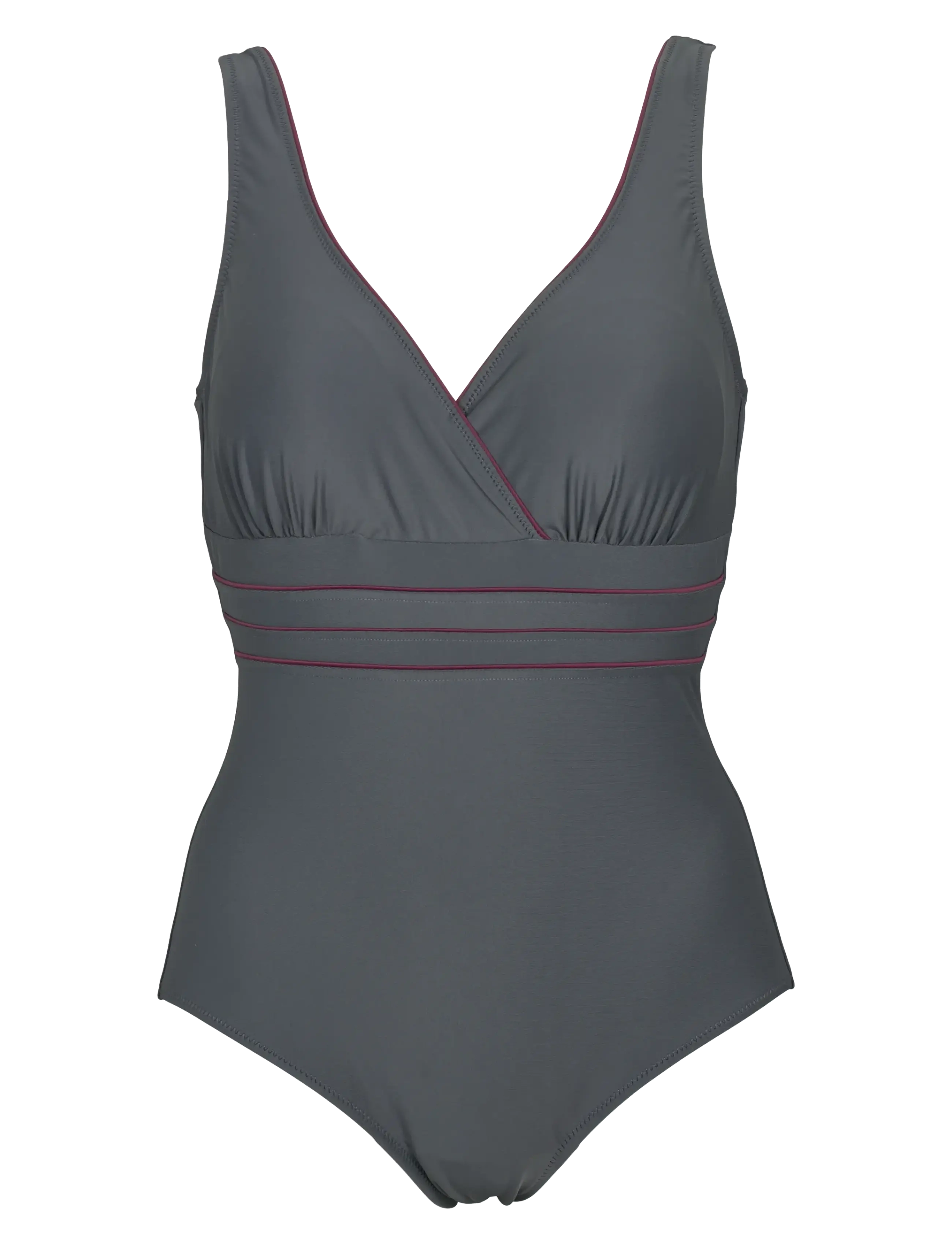 Missya Samos Swimsuit, Kvinder, Hel Badedragt Med V-udskæring, Grå, Str: 42