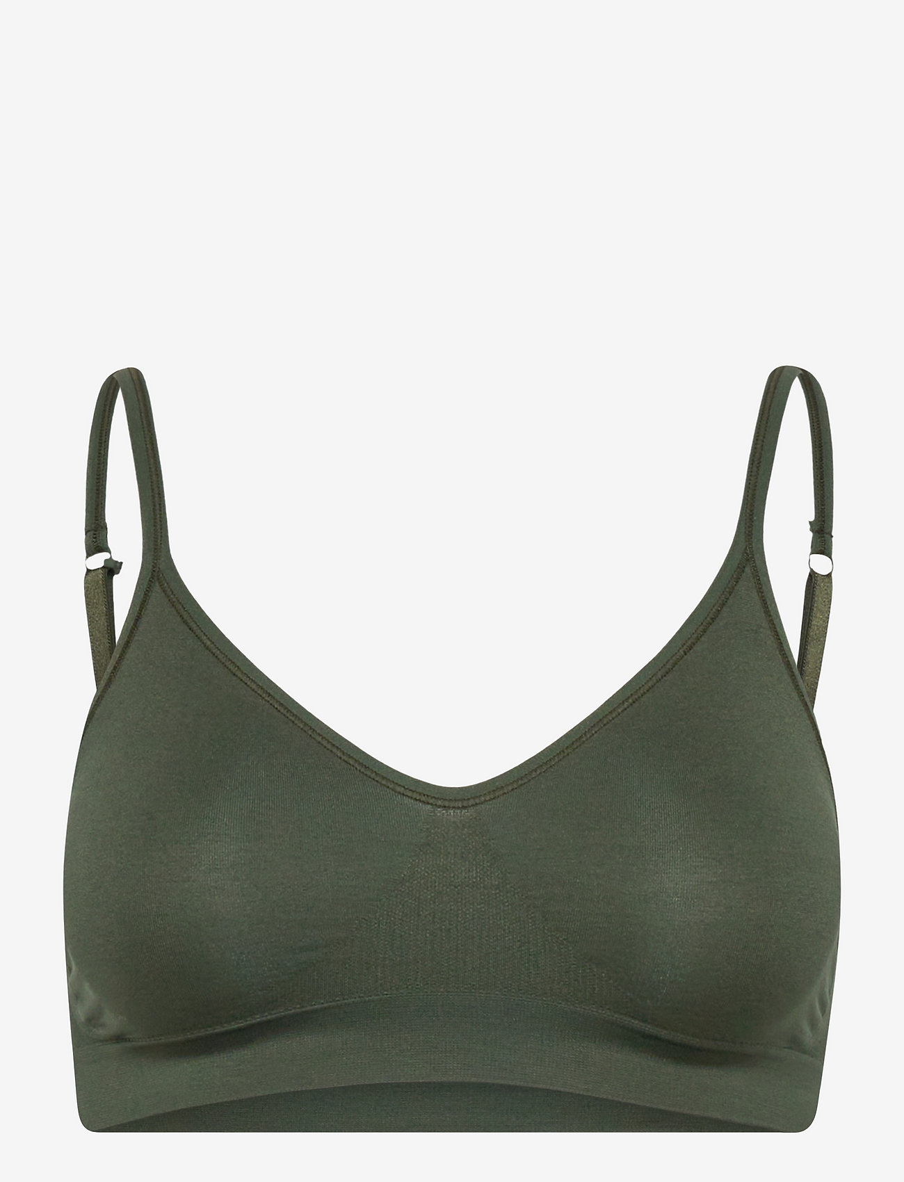 Missya - Lucia bra top solid - tank top-bh'er - army green - 0