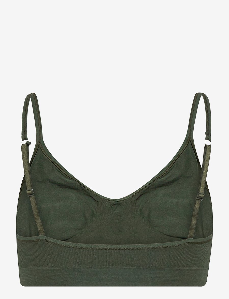 Missya - Lucia bra top solid - tank top-bh'er - army green - 1