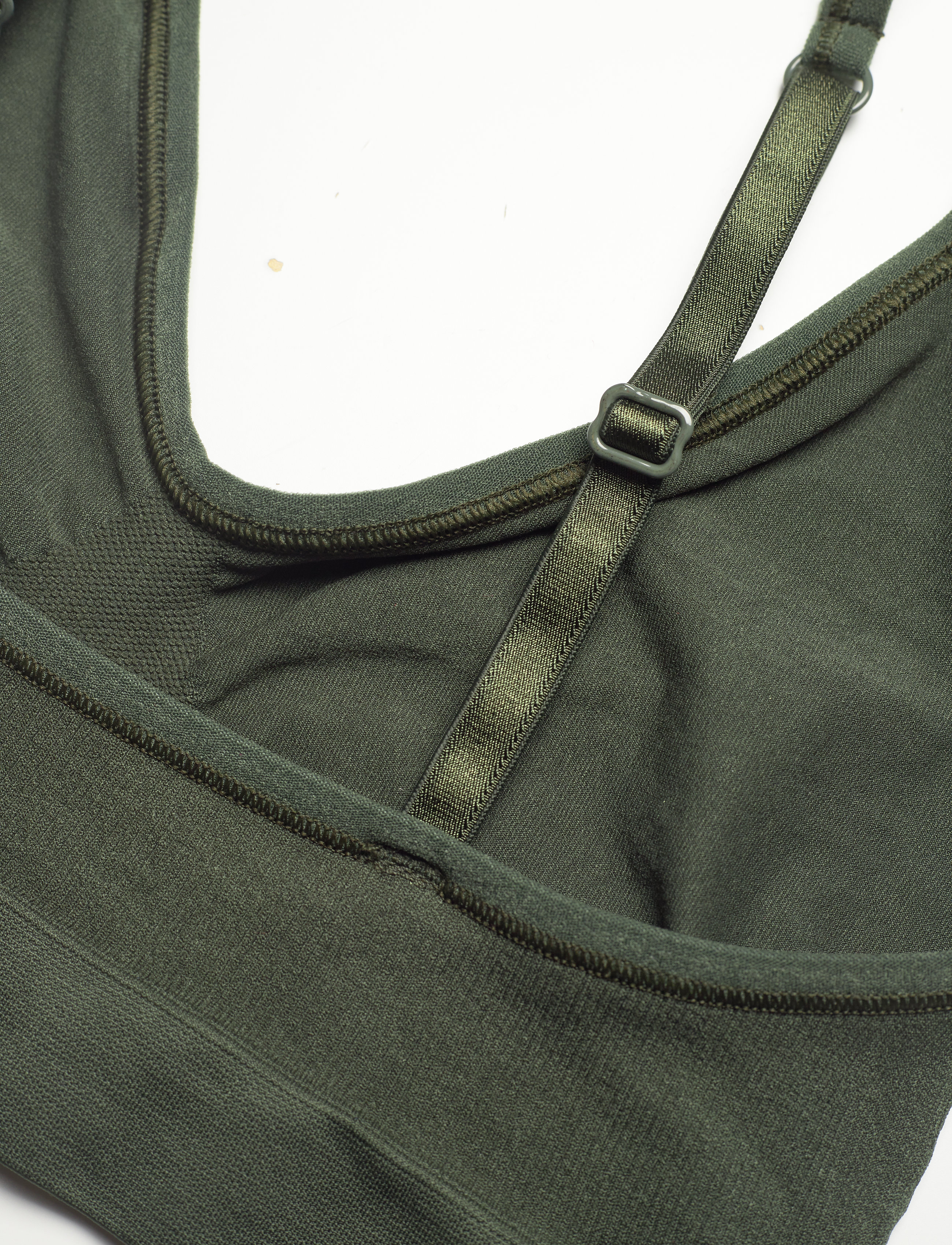 Missya - Lucia bra top solid - tank-top-bhs - army green - 3