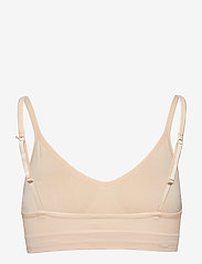 Missya - Lucia bra top solid - tank top rinnahoidjad - nude - 1