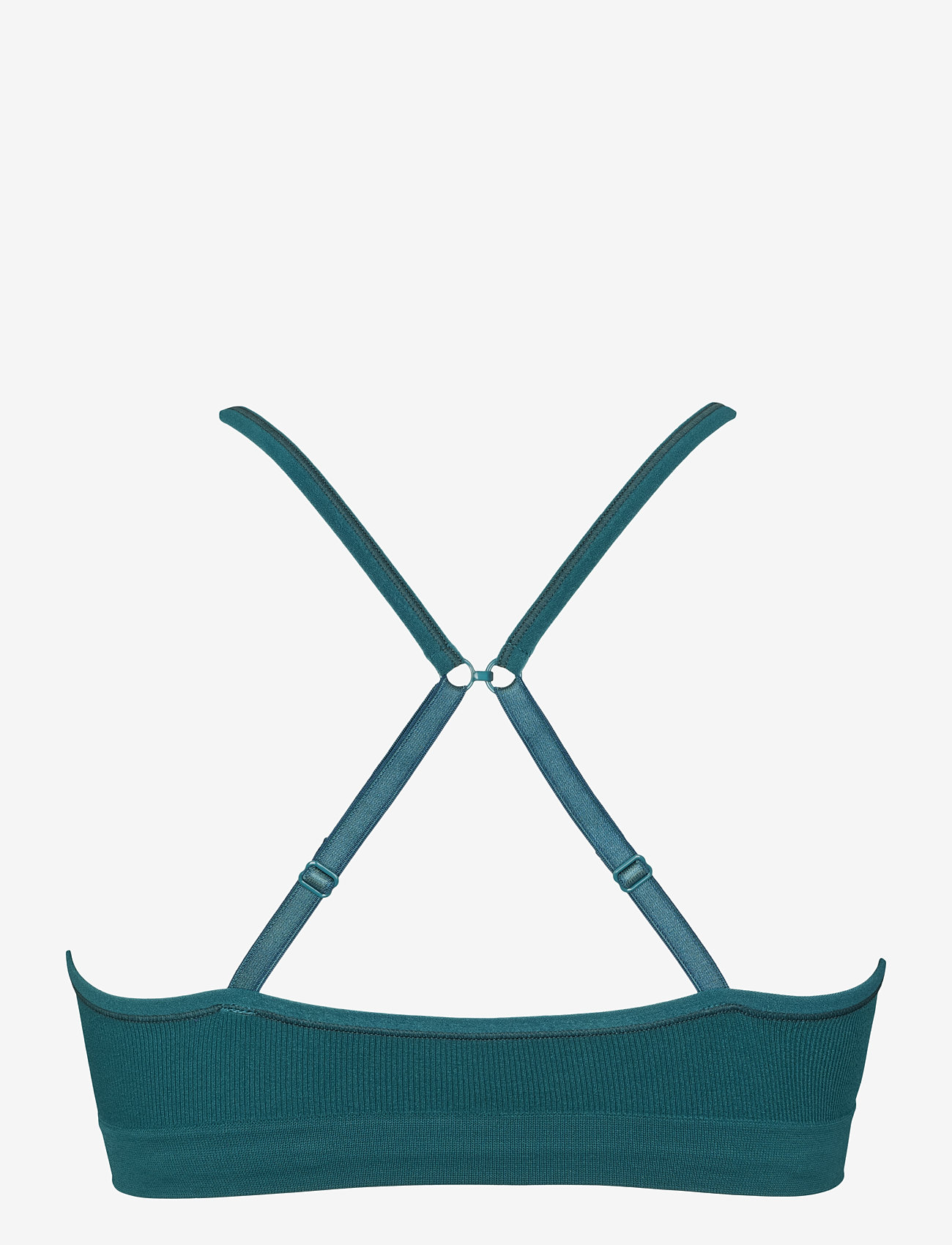 Missya - Lucia bra top solid - tank top rinnahoidjad - spurced up green - 1