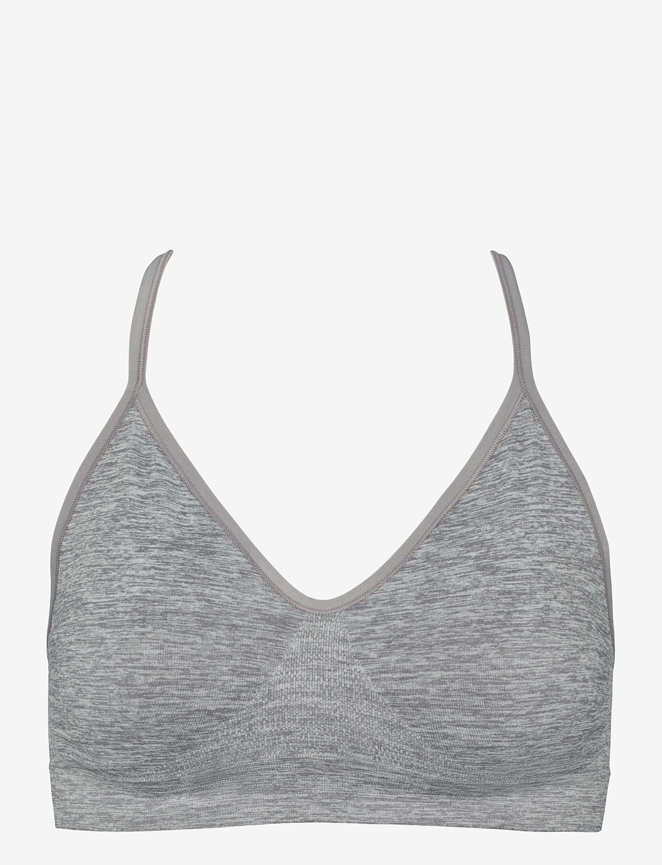 Missya - Lucia bra top melange - tank-top-bhs - light grey melange - 0