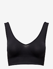 Missya - Lucia bra top wide straps - tank top bras - black - 0