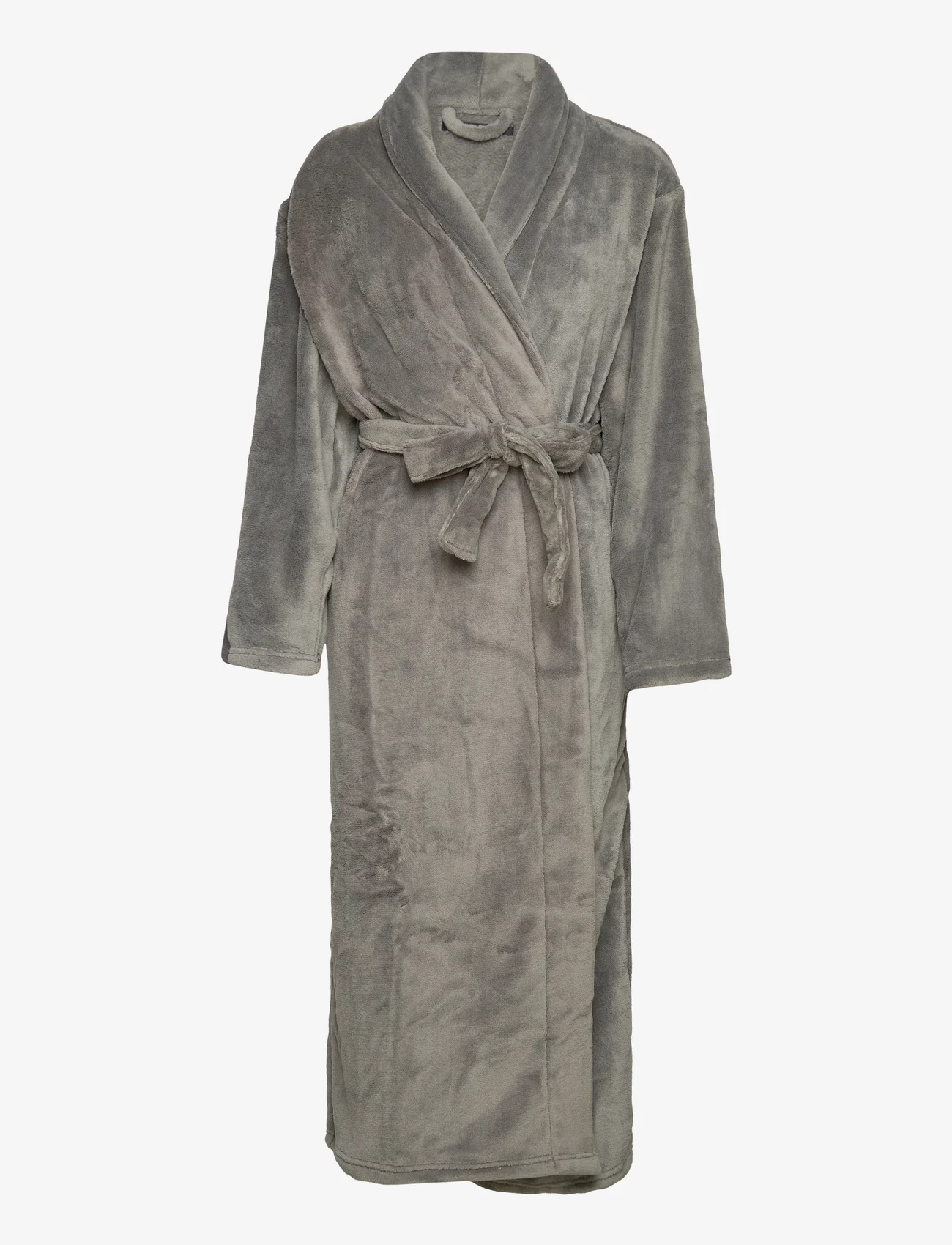 Missya - Cornflocker fleece robe long - gimtadienio dovanos - sedona sage grey - 0