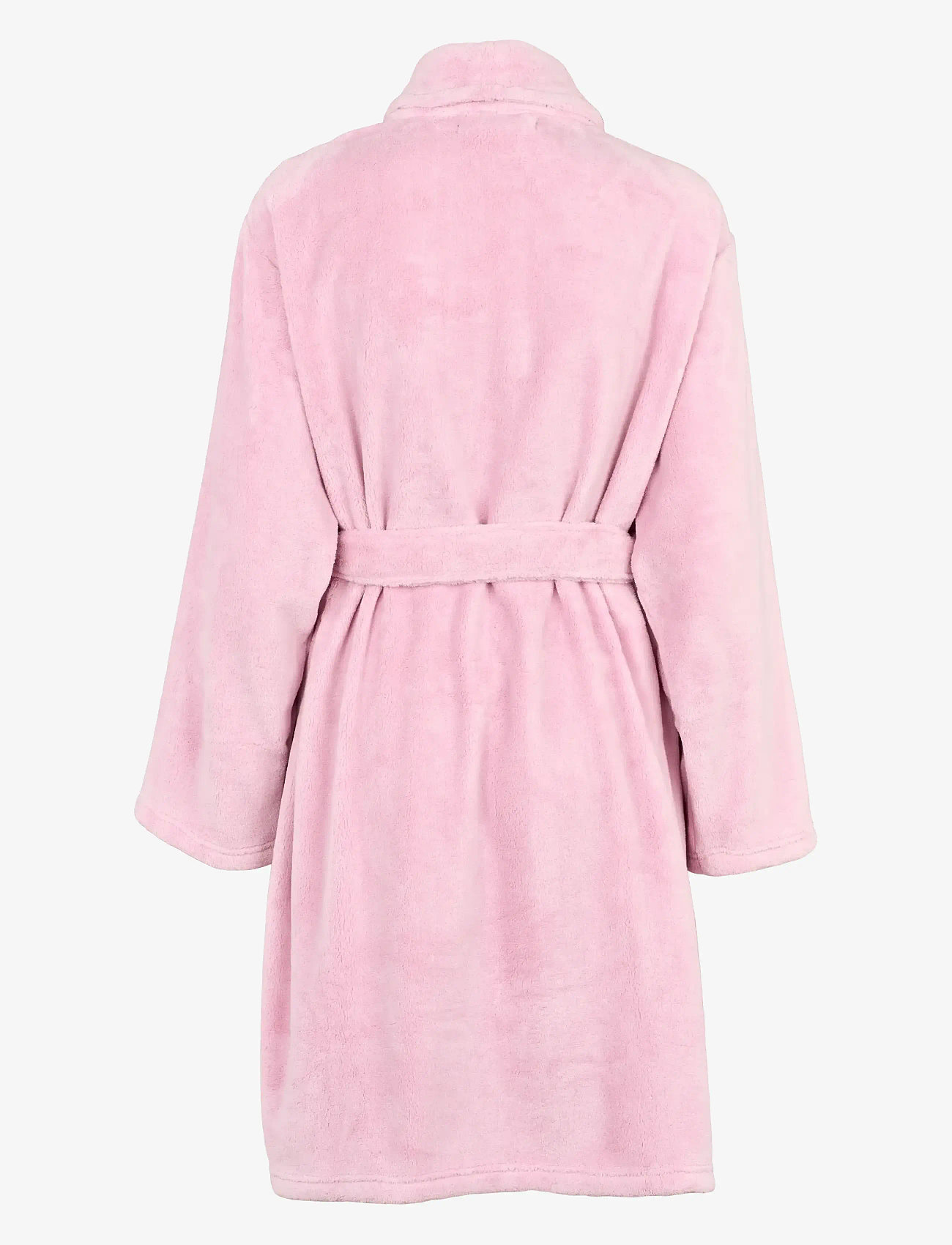 Missya - Cornflocker fleece robe short - bademäntel - pink mist - 1
