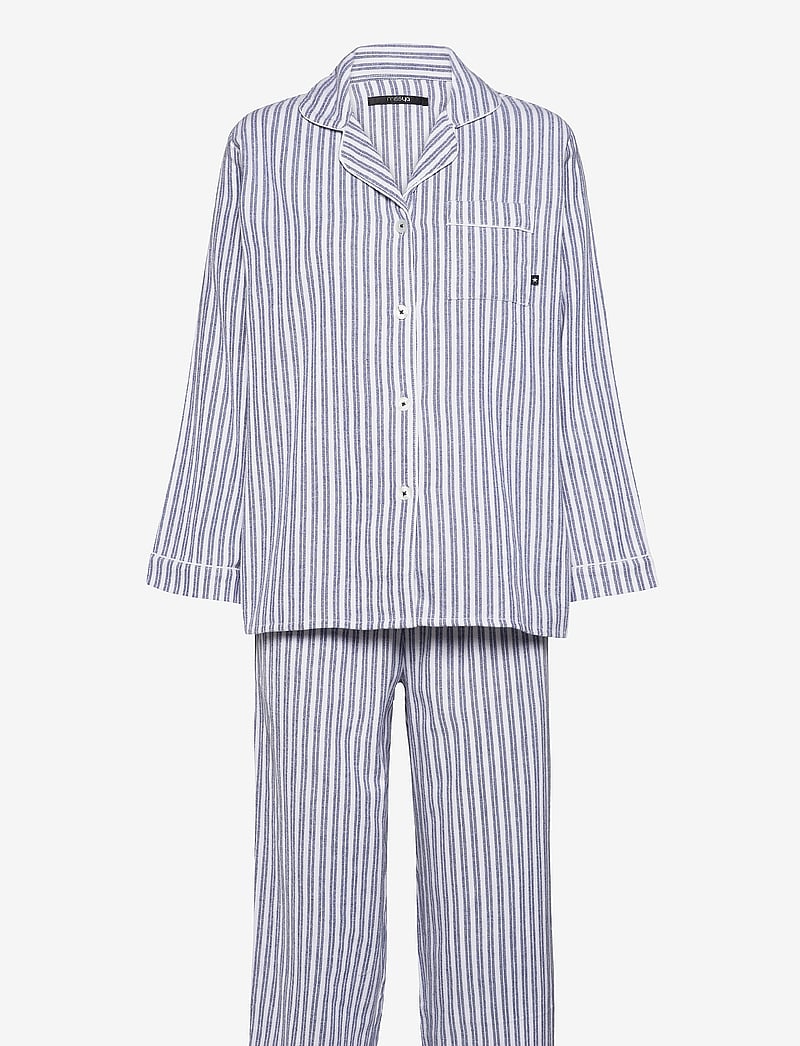 Missya - Parker pyjamas - julepyjamas - blue/ivory stripes - 0