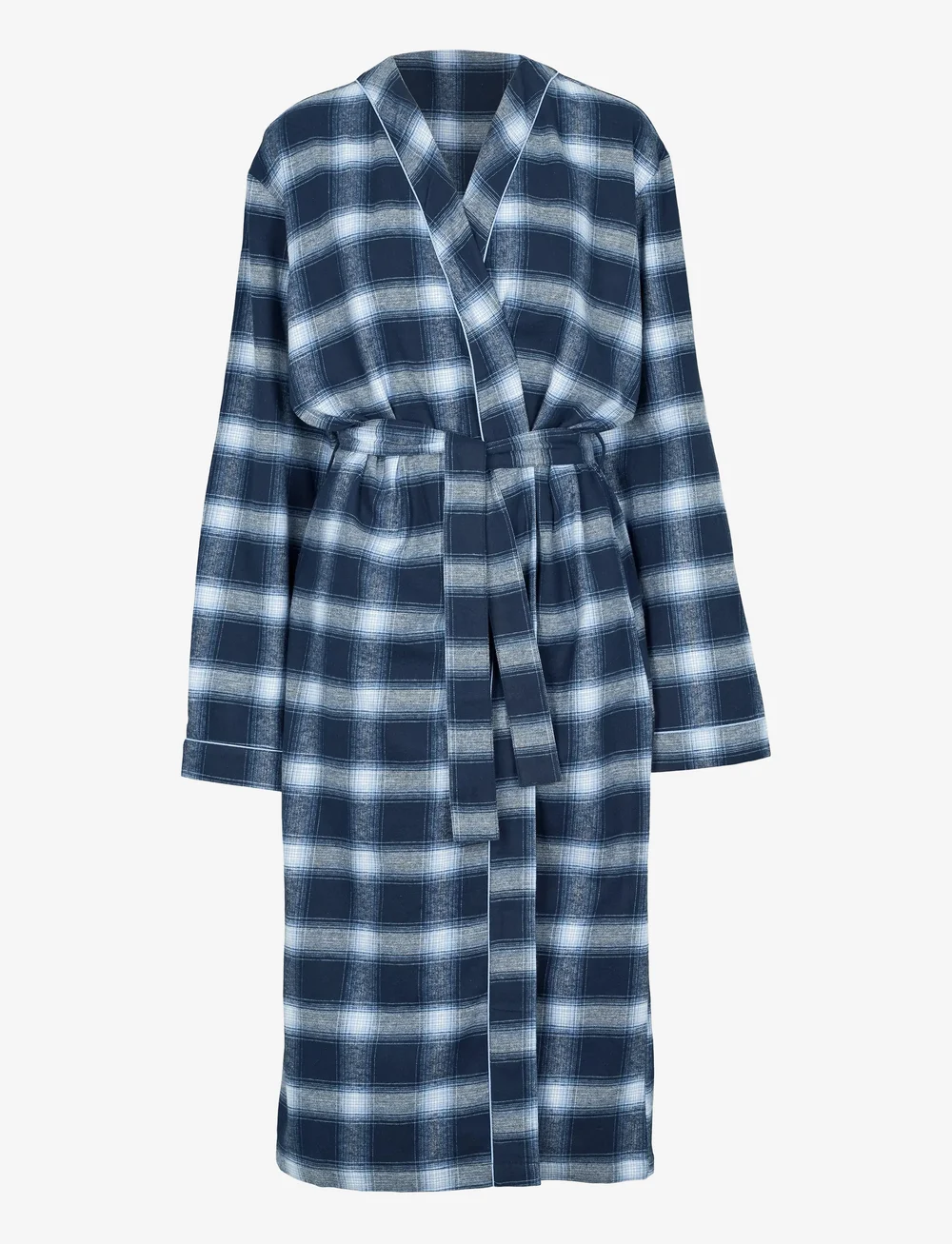 Missya - Parker robe - sloppar - navy check - 1