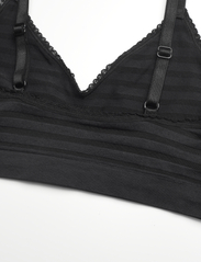 Missya - Lucia bra top stripe - non wired bras - black - 3