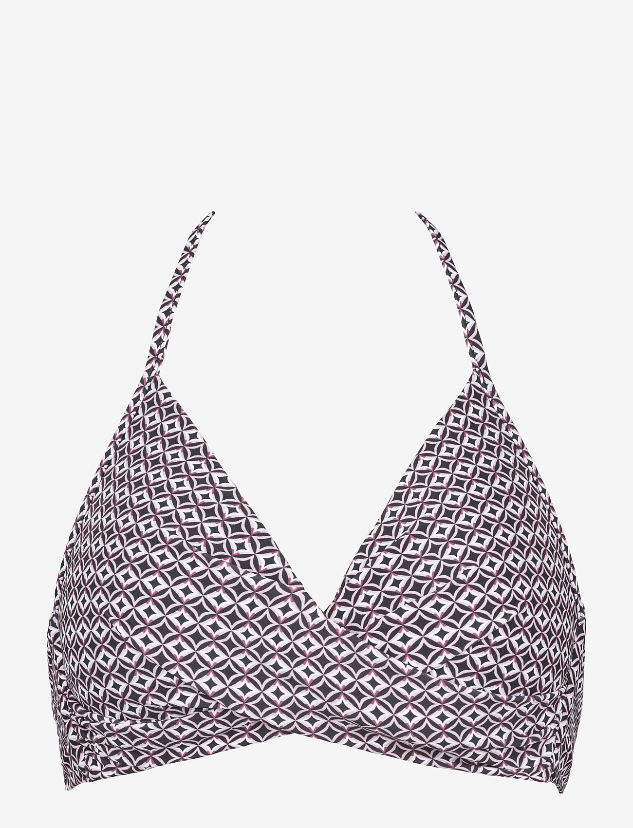 Missya - Aaliyah top halterneck - dreieck-bikini-oberteile - black / rose - 0