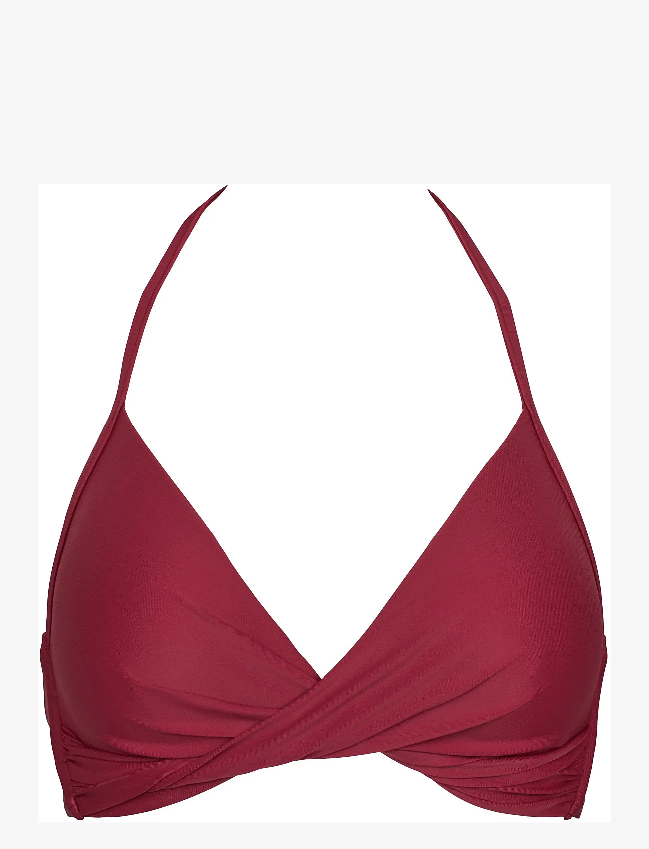 Missya - Aaliyah top halterneck - triangle bikinis - tibetan red - 0