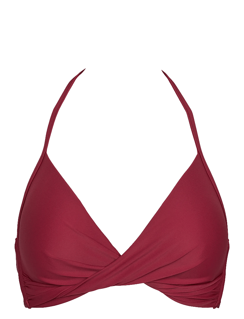 Missya - Aaliyah top halterneck - triangle bikinis - tibetan red - 0