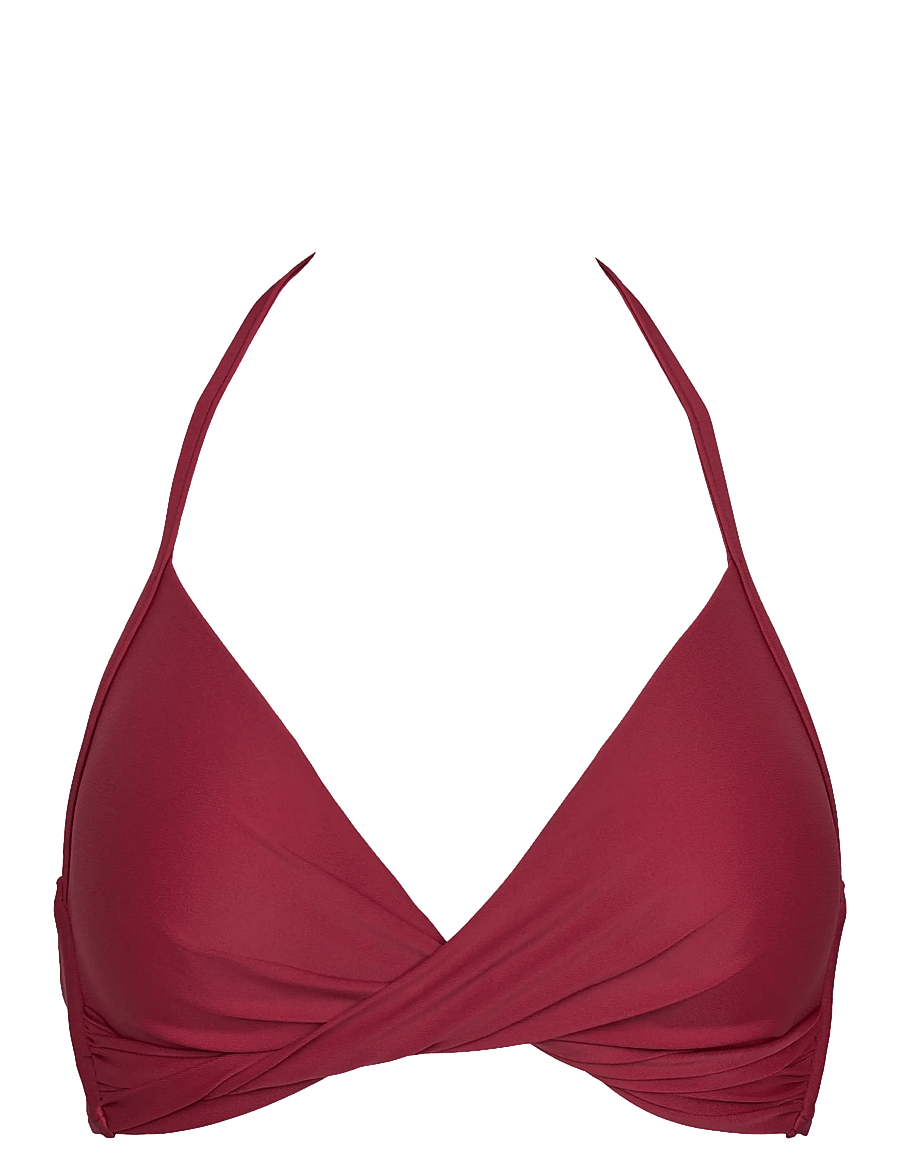 Missya - Aaliyah top halterneck - dreieck-bikini-oberteile - tibetan red - 0