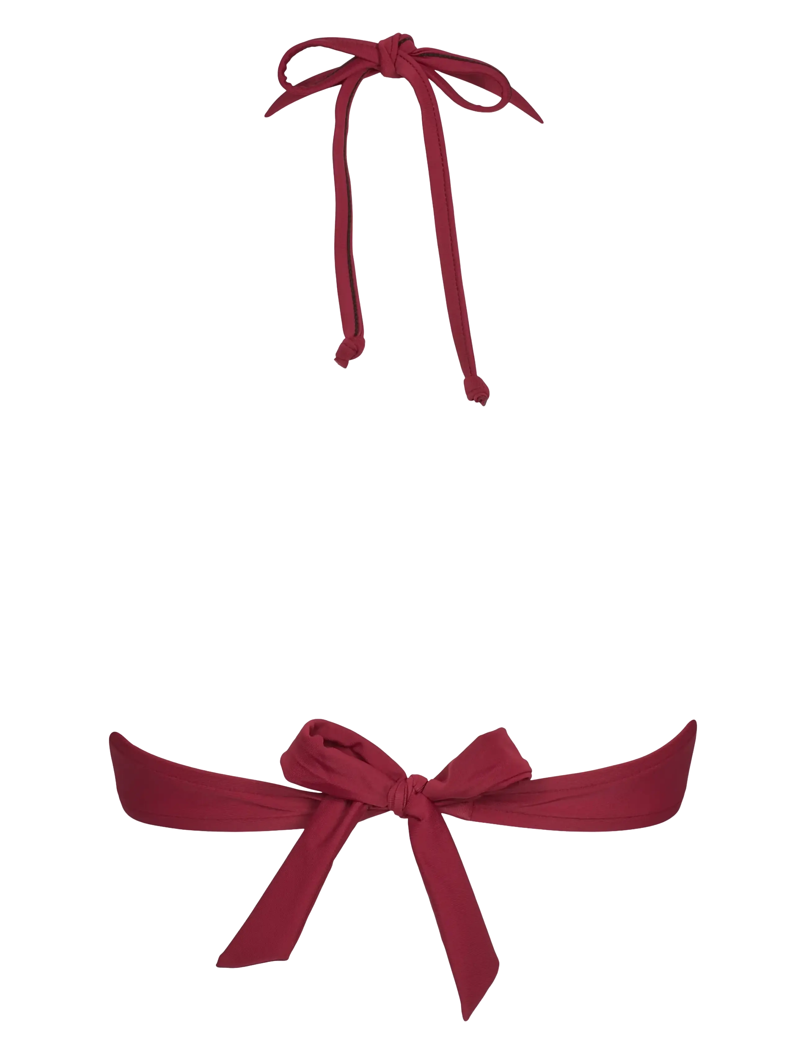 Missya - Aaliyah top halterneck - dreieck-bikini-oberteile - tibetan red - 1