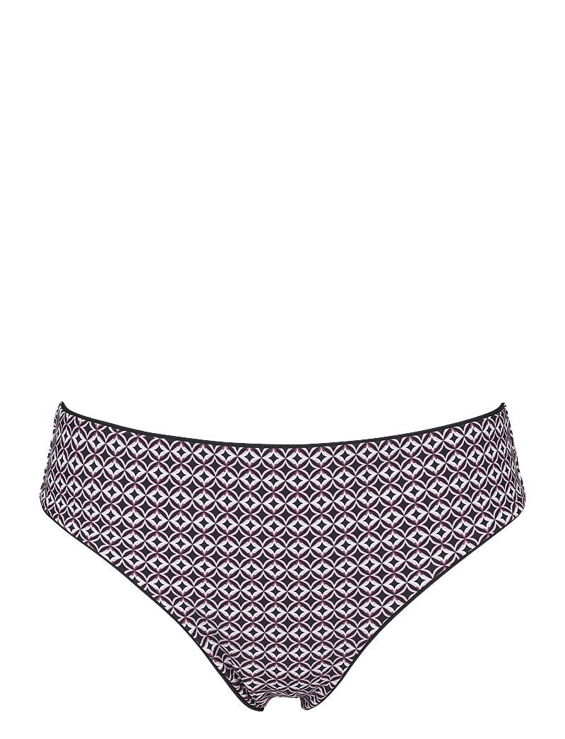 Missya - Aaliyah tai - bikini-slips - black / rose - 1