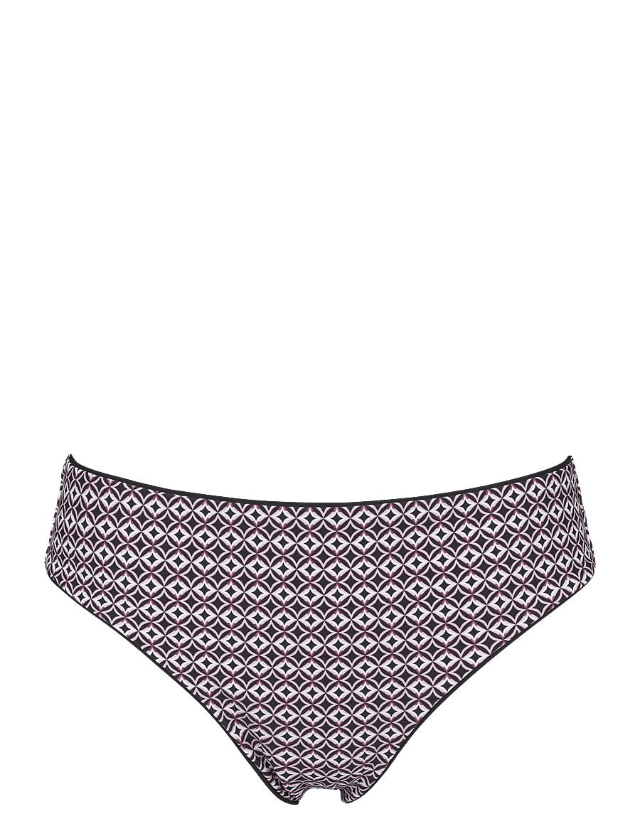 Missya - Aaliyah tai - bikini-slips - black / rose - 1
