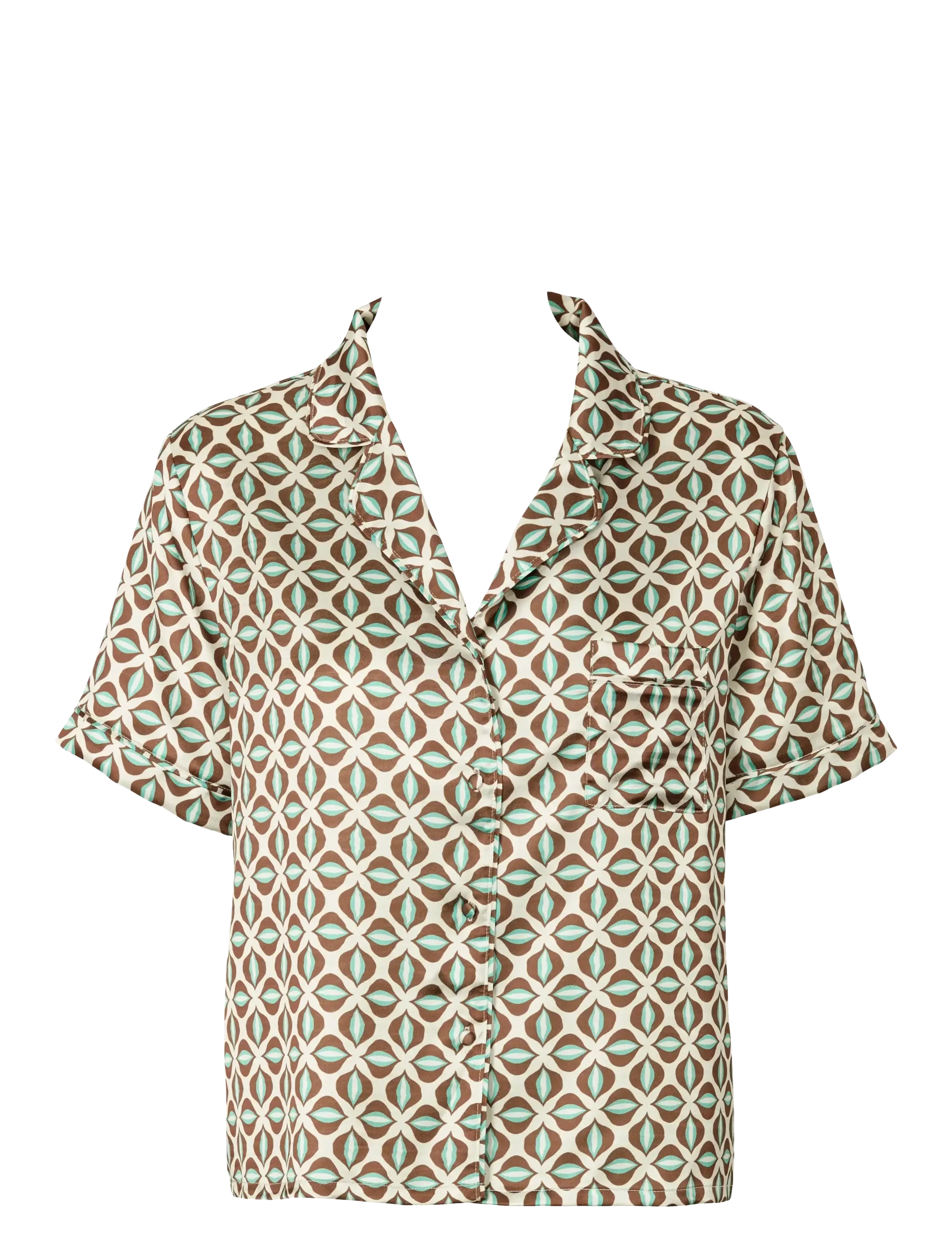 Missya Frida shirt - Kollektionen - BROWN / brown