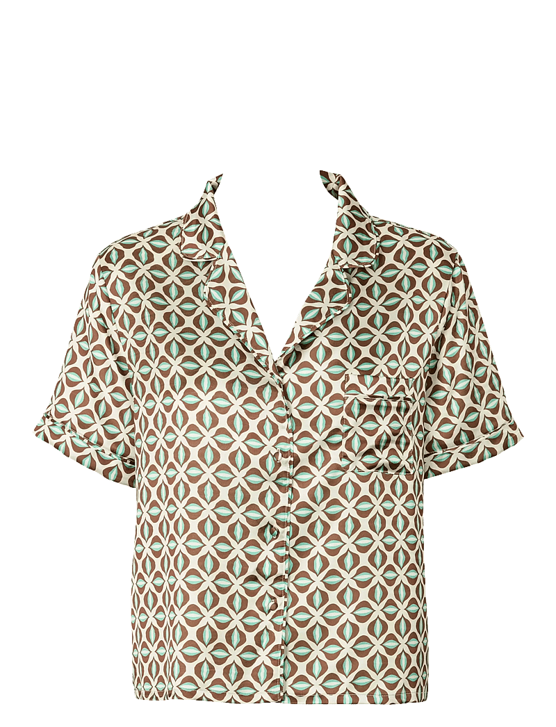 Missya - Frida shirt - oberteile - brown - 1