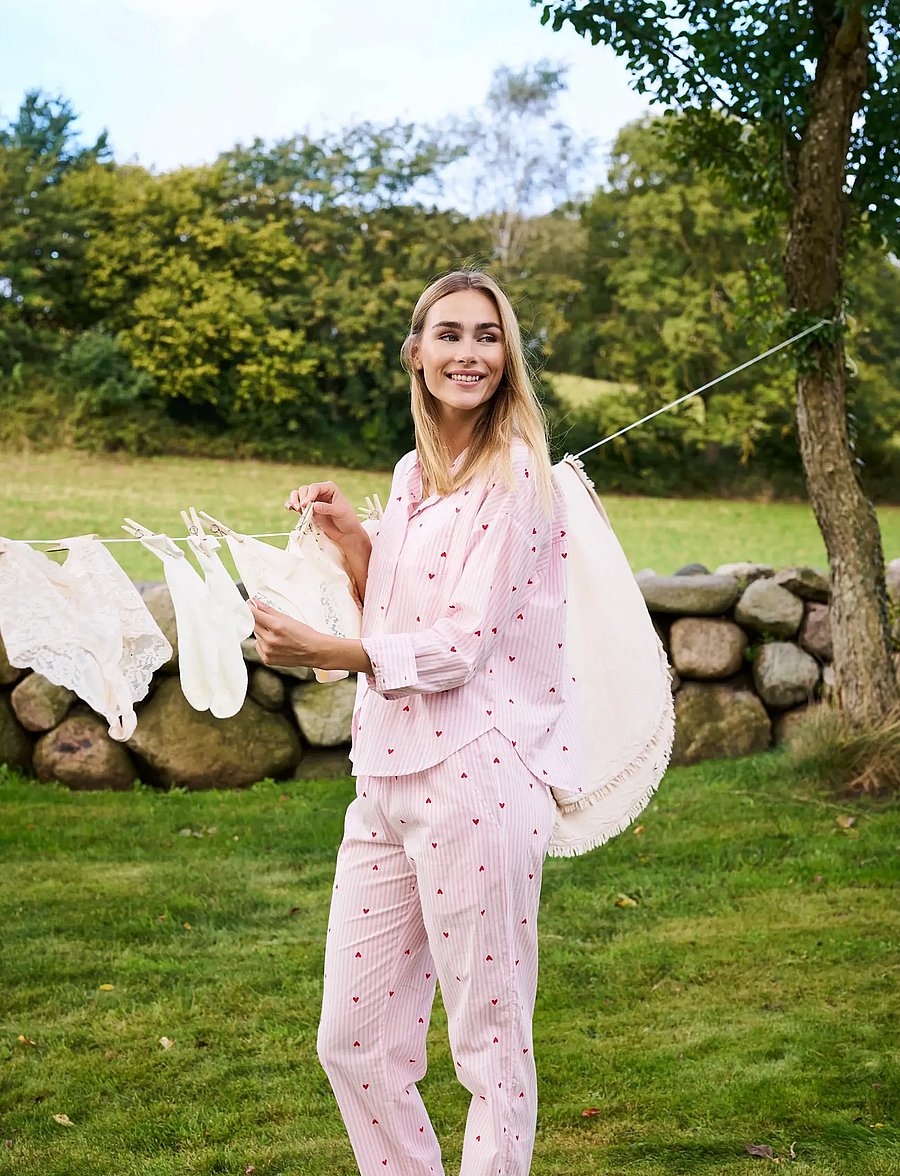 Missya - Anna night pants - pyjama pants - light rose - 0