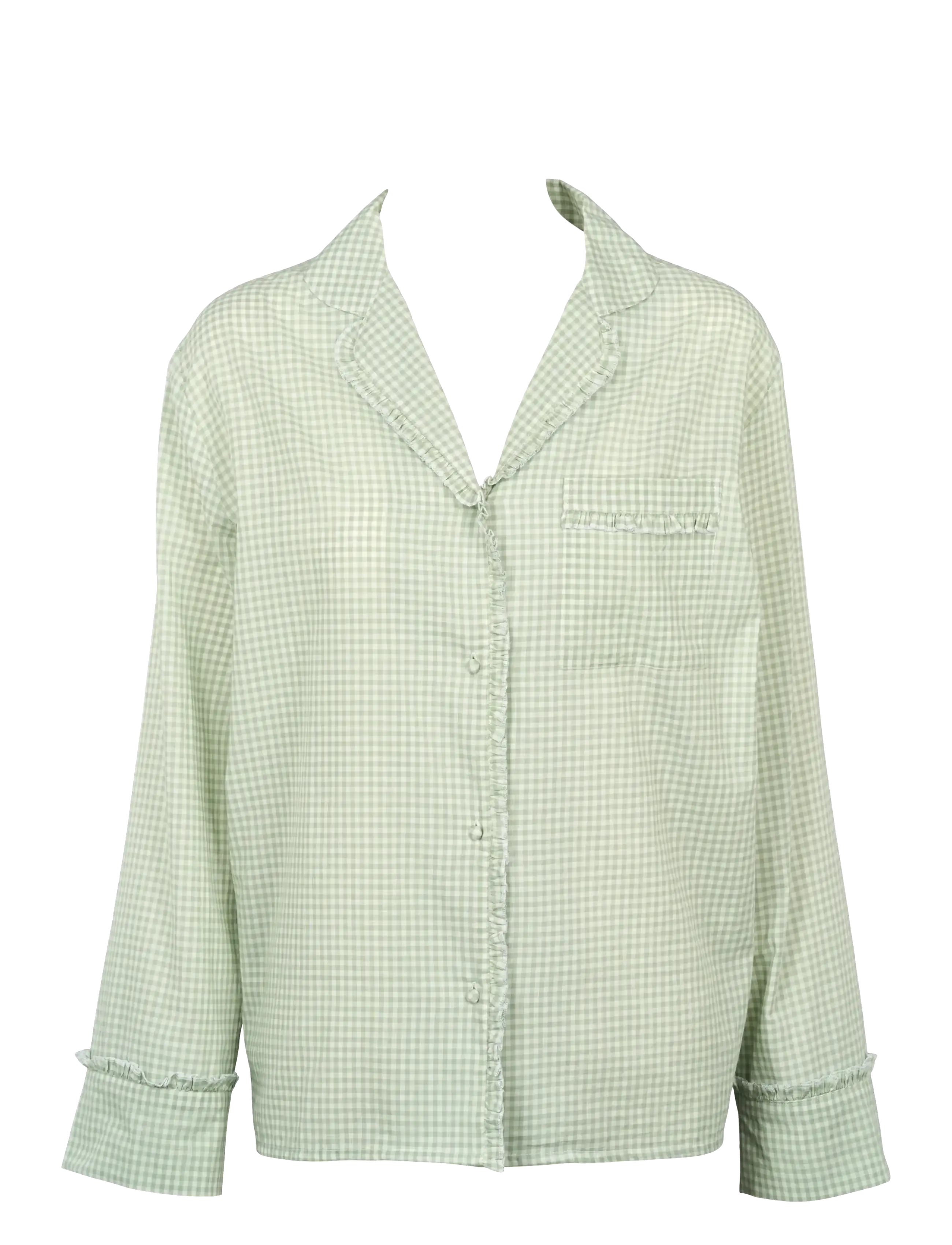 MISSYA Josie Nightshirt Grün - S - Damen