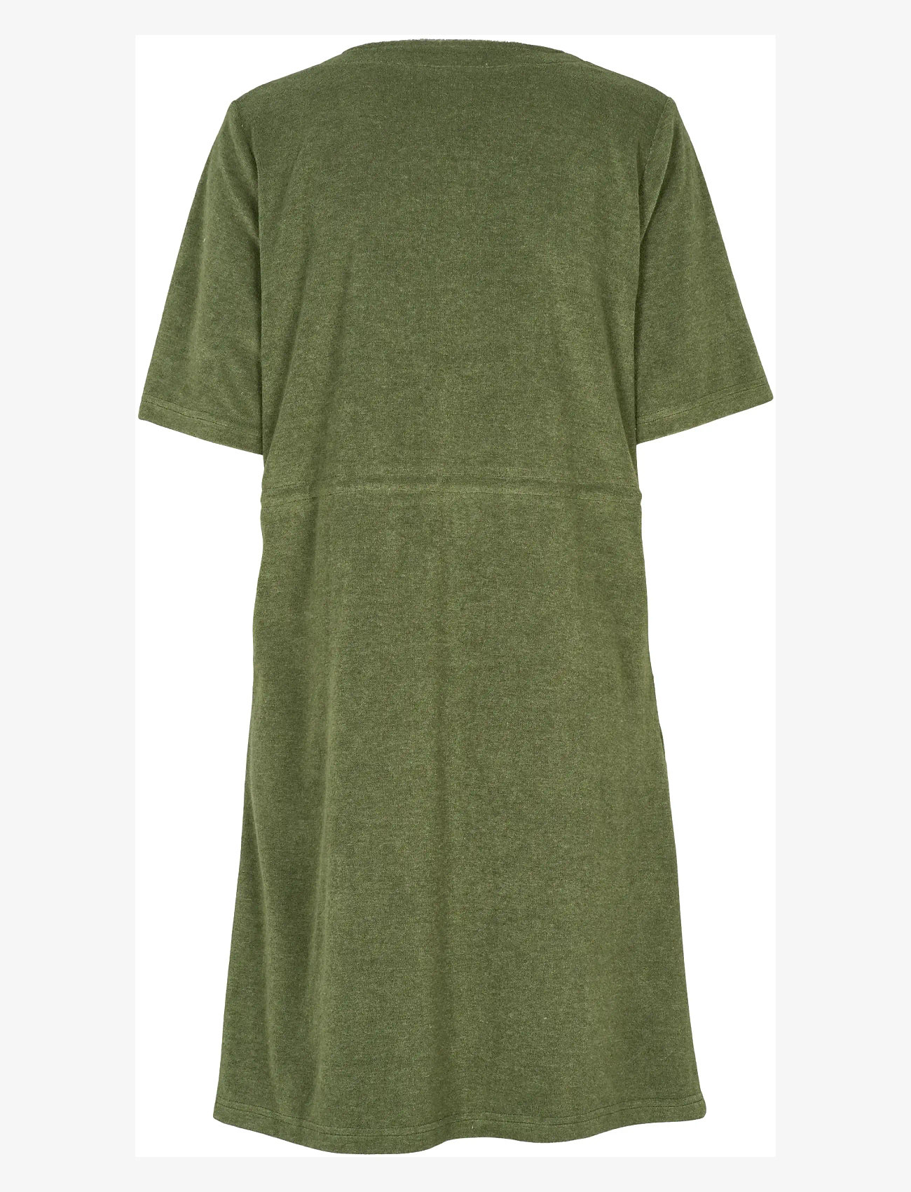 Missya - Terry dress - beachwear - riffle green - 2