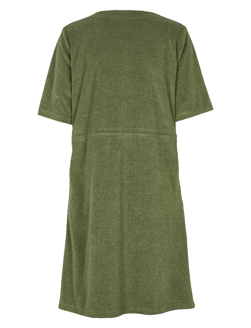 Missya - Terry dress - strandtøj - riffle green - 2