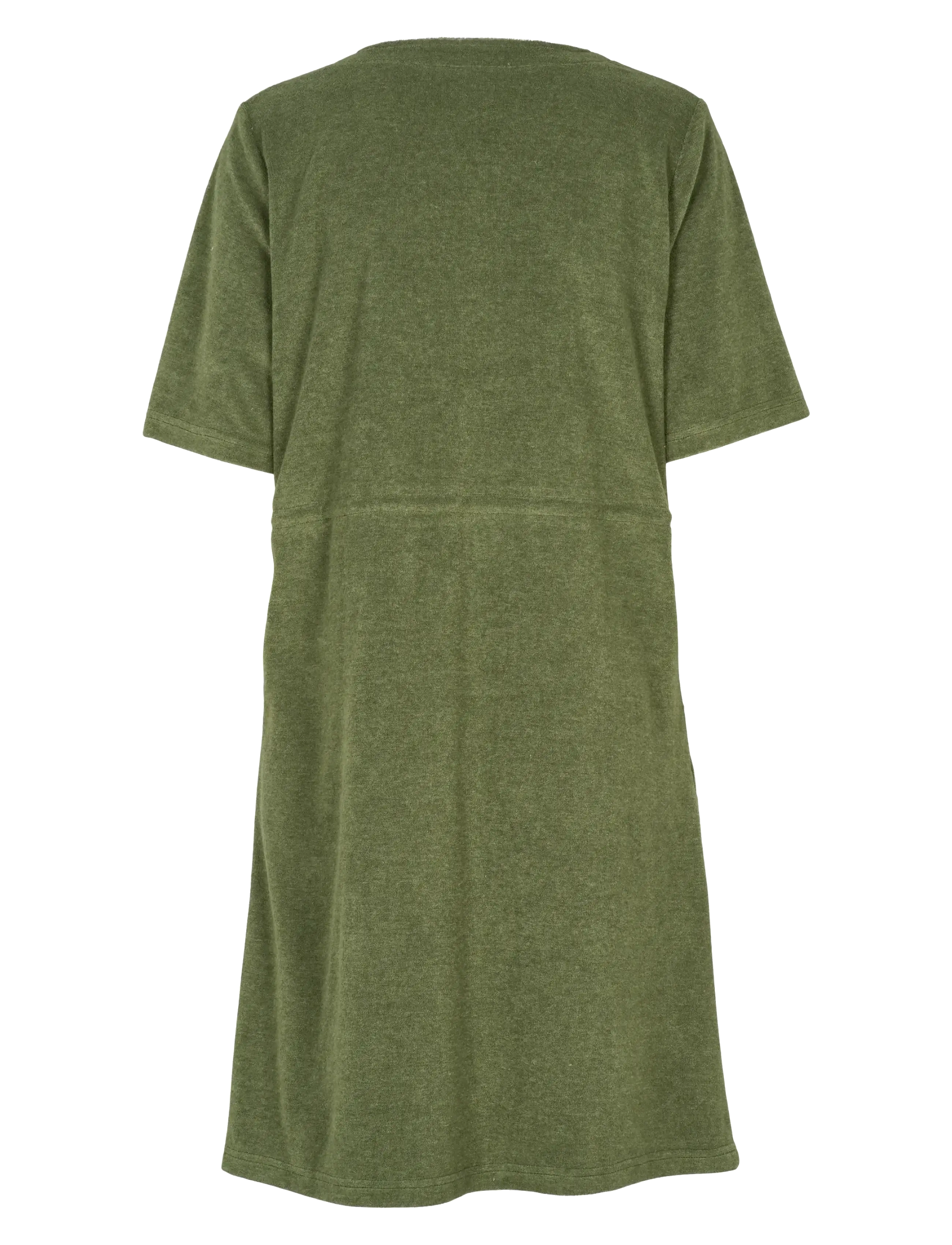 Missya - Terry dress - rannariided - riffle green - 2