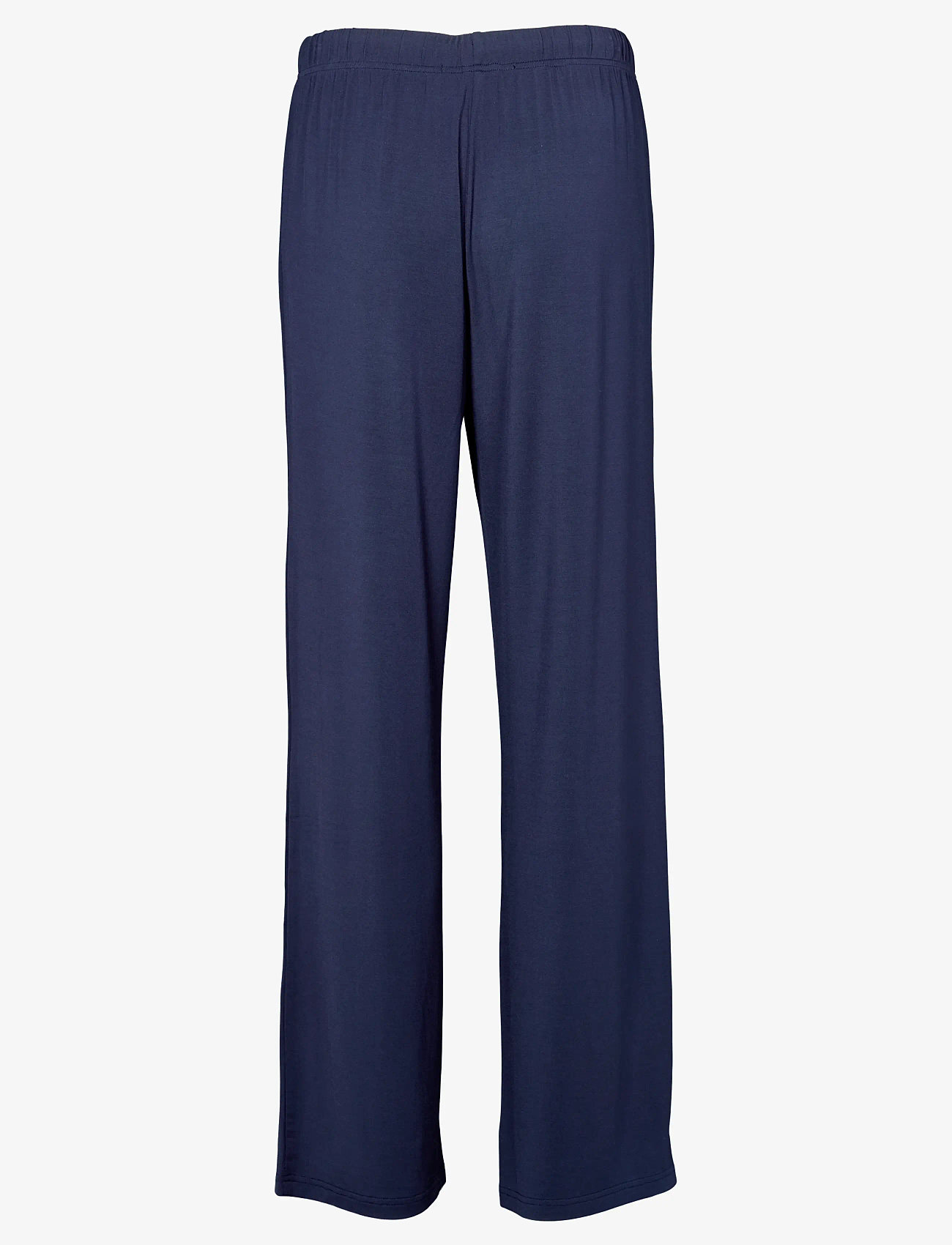 Missya - Softness wide pants - natbukser - midnight blue - 1