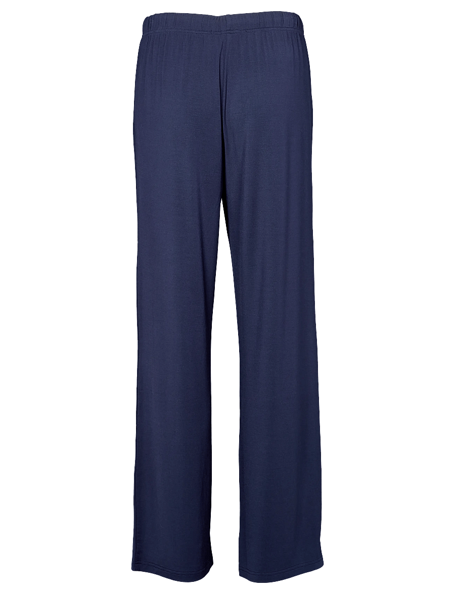 Missya - Softness wide pant - natbukser - midnight blue - 1