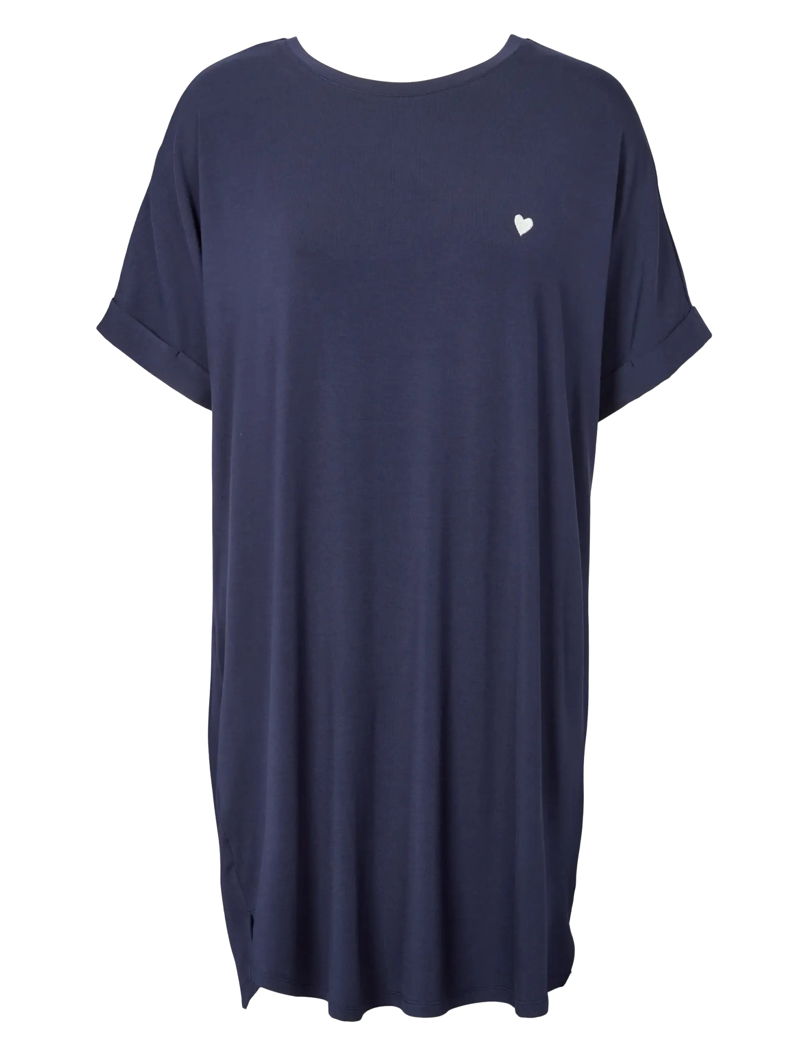 Missya Softness Big Shirt, XS, Navy, Nat- Og Loungewear > Toppe, Dame