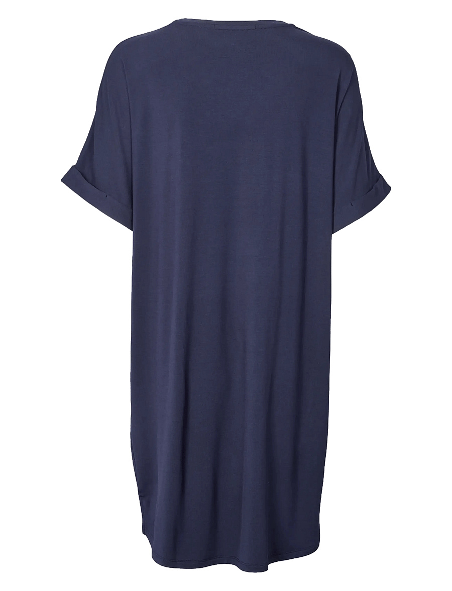 Missya - Softness big shirt - oberteile - midnight blue - 1