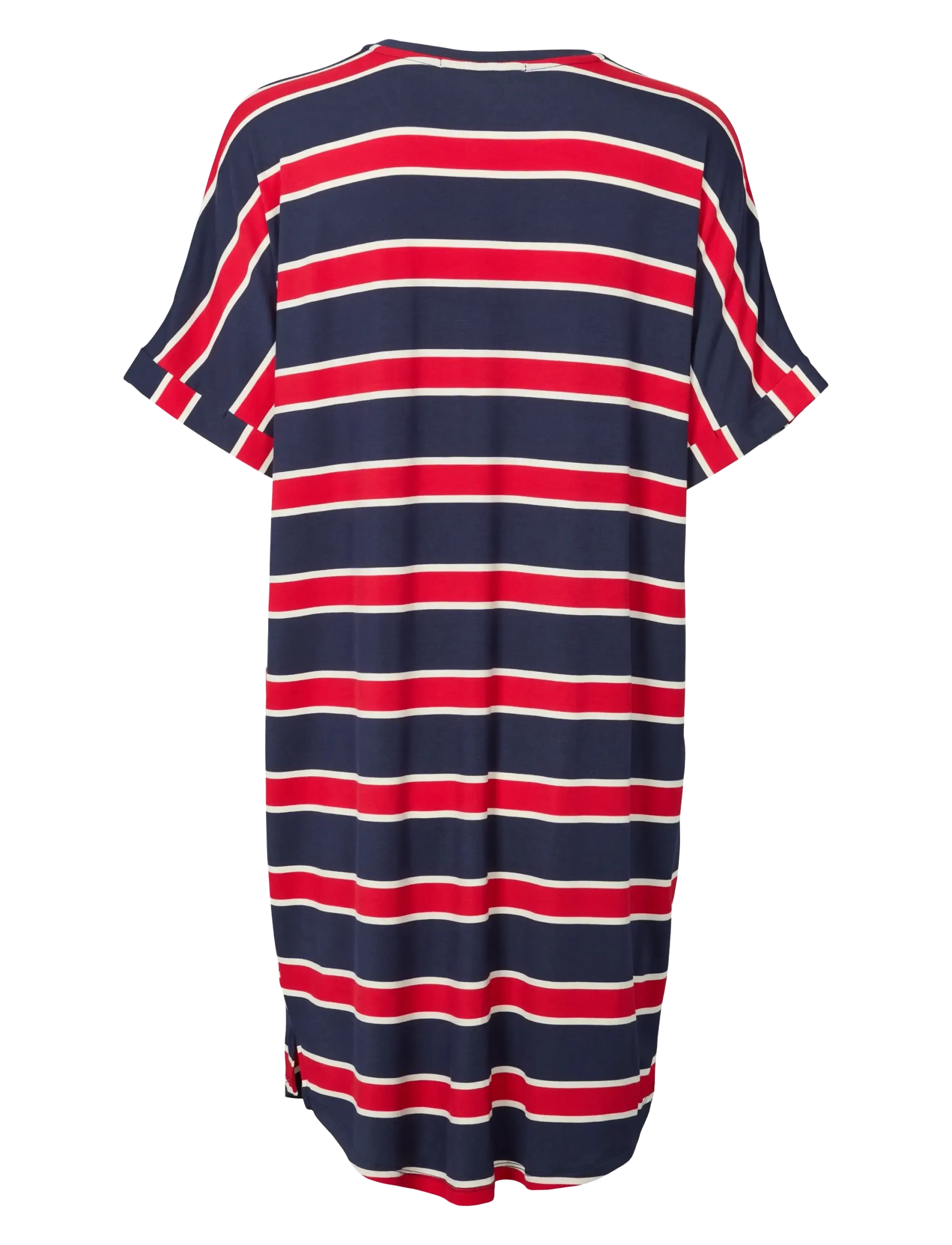 Missya - Softness stripe big shirt - laveste priser - midnight blue - 2