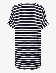 Missya - Softness stripe big shirt - zemākās cenas - navy - 1