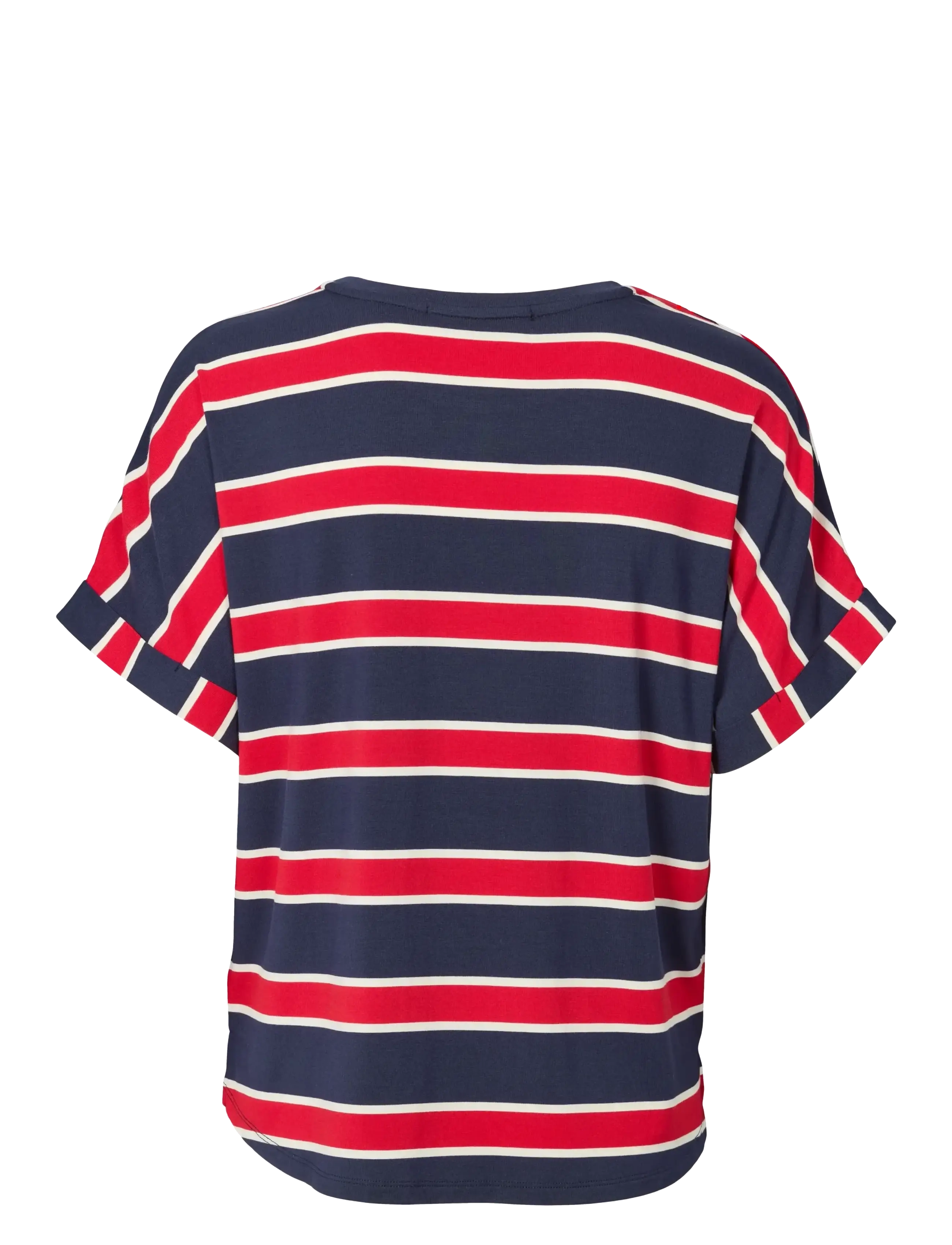 Missya - Softness stripe SS t-shirt - oberteile - midnight blue - 1