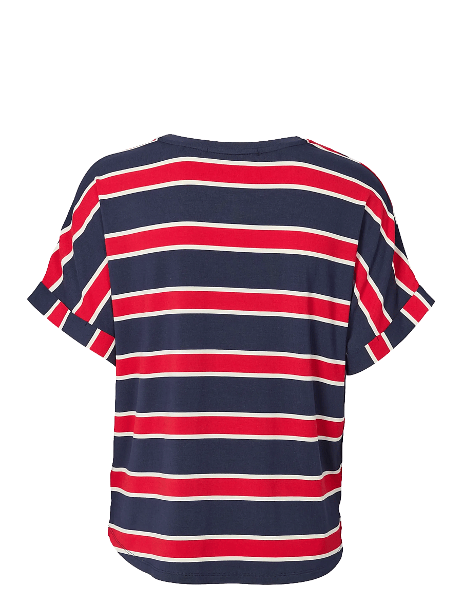 Missya - Softness stripe SS t-shirt - topid - midnight blue - 1
