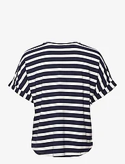 Missya - Softness stripe SS t-shirt - t-shirt & tops - navy - 1
